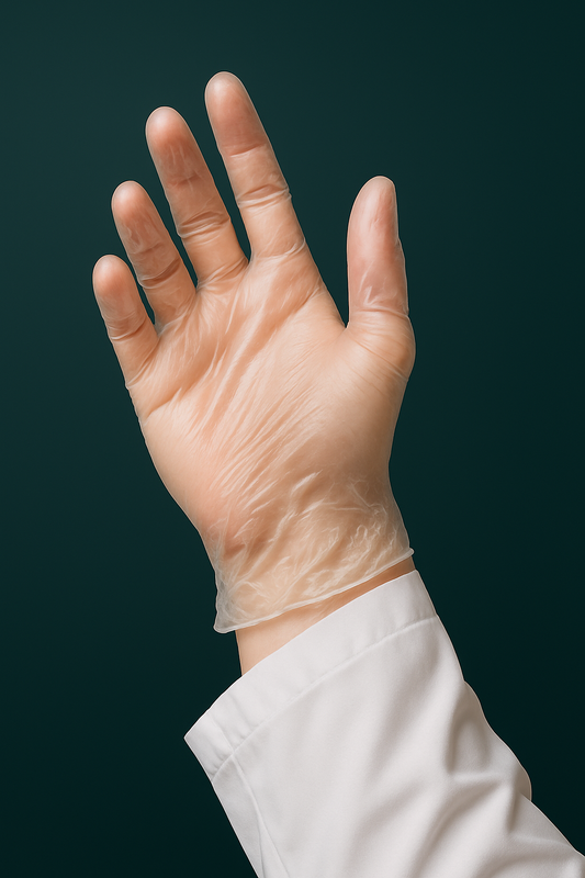 4 Mil Clear Vinyl Disposable Medical Gloves